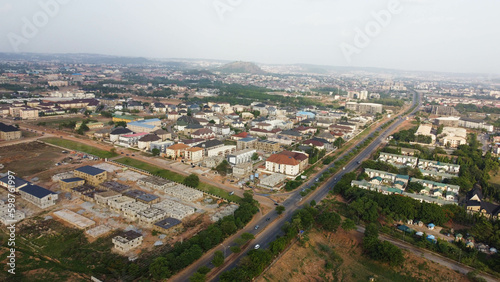 Aerial view of Abuja City Nigeria © Terver
