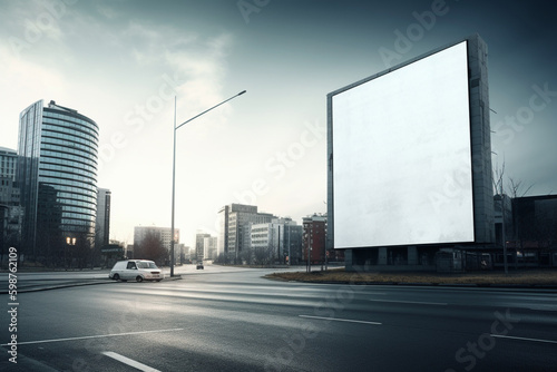  billboard or outdoor advertising display Generative AI