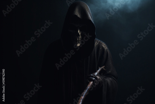 Grim reaper in the dark Generative AI
