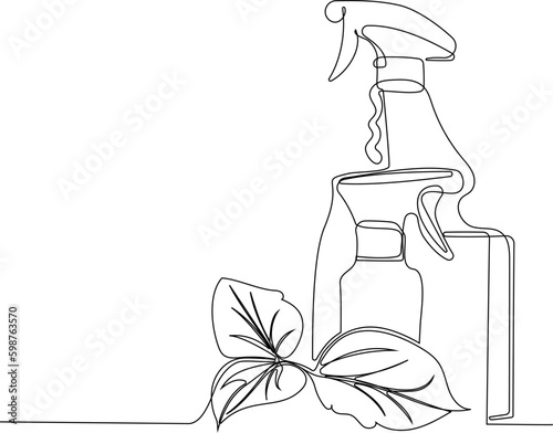 Home cleaning service landing page design concept, illustration of janitors with cleaning tools. Vector illustration Generative AI