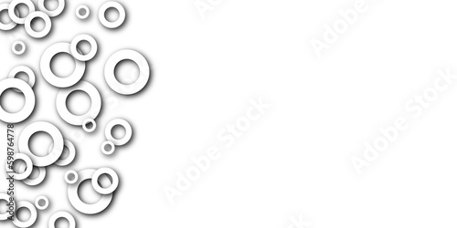 Abstract background with black and white circles pattern. Background with modern design. 