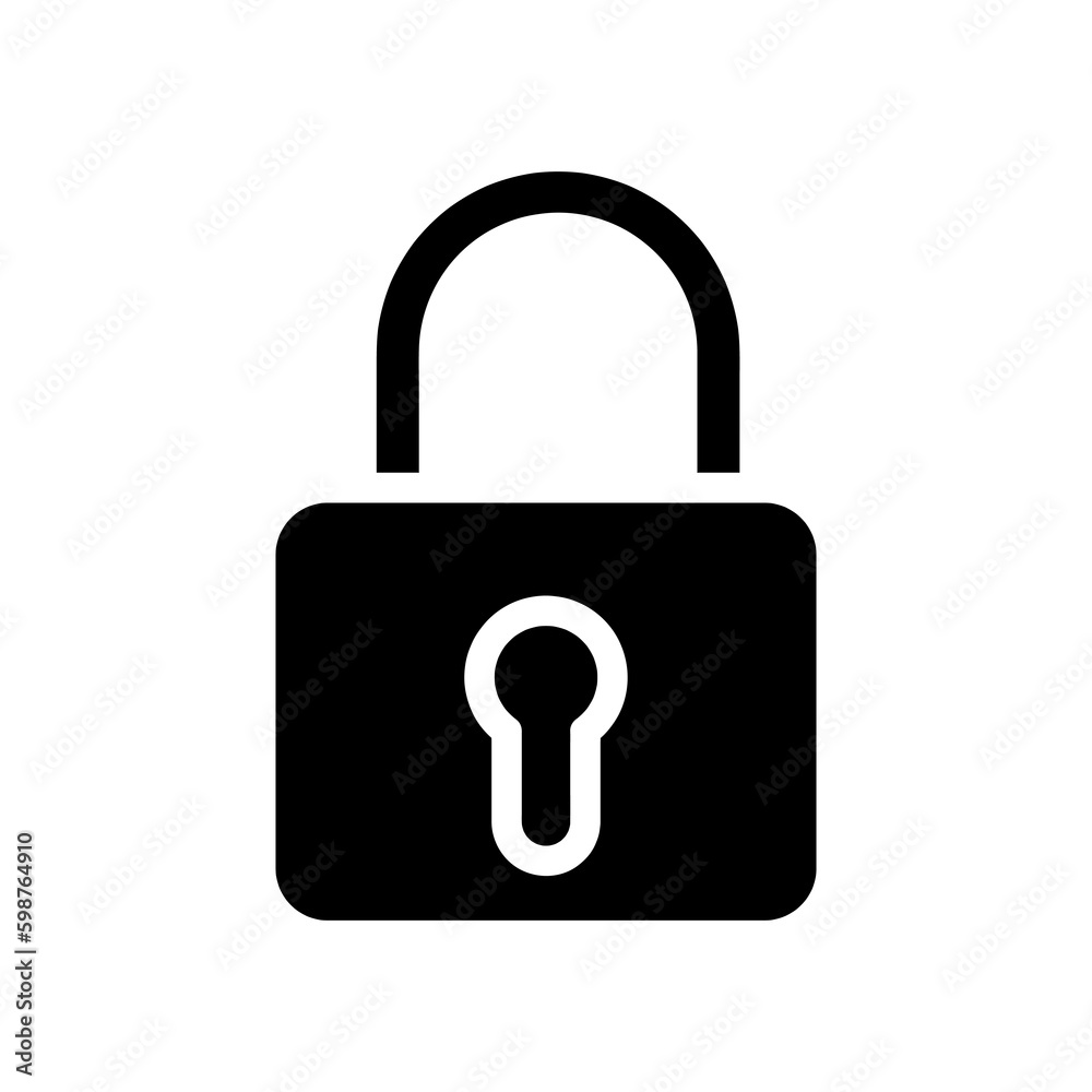 padlock icon,vector illustration . vector padlock icon illustration isolated on White background padlock icon,vector illustration . vector padlock icon illustration isolated on White background
