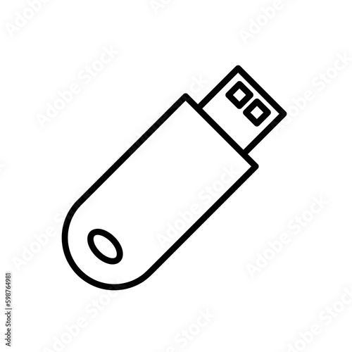 Pendrive icon, vector illustration. vector pendrive icon illustration on white background