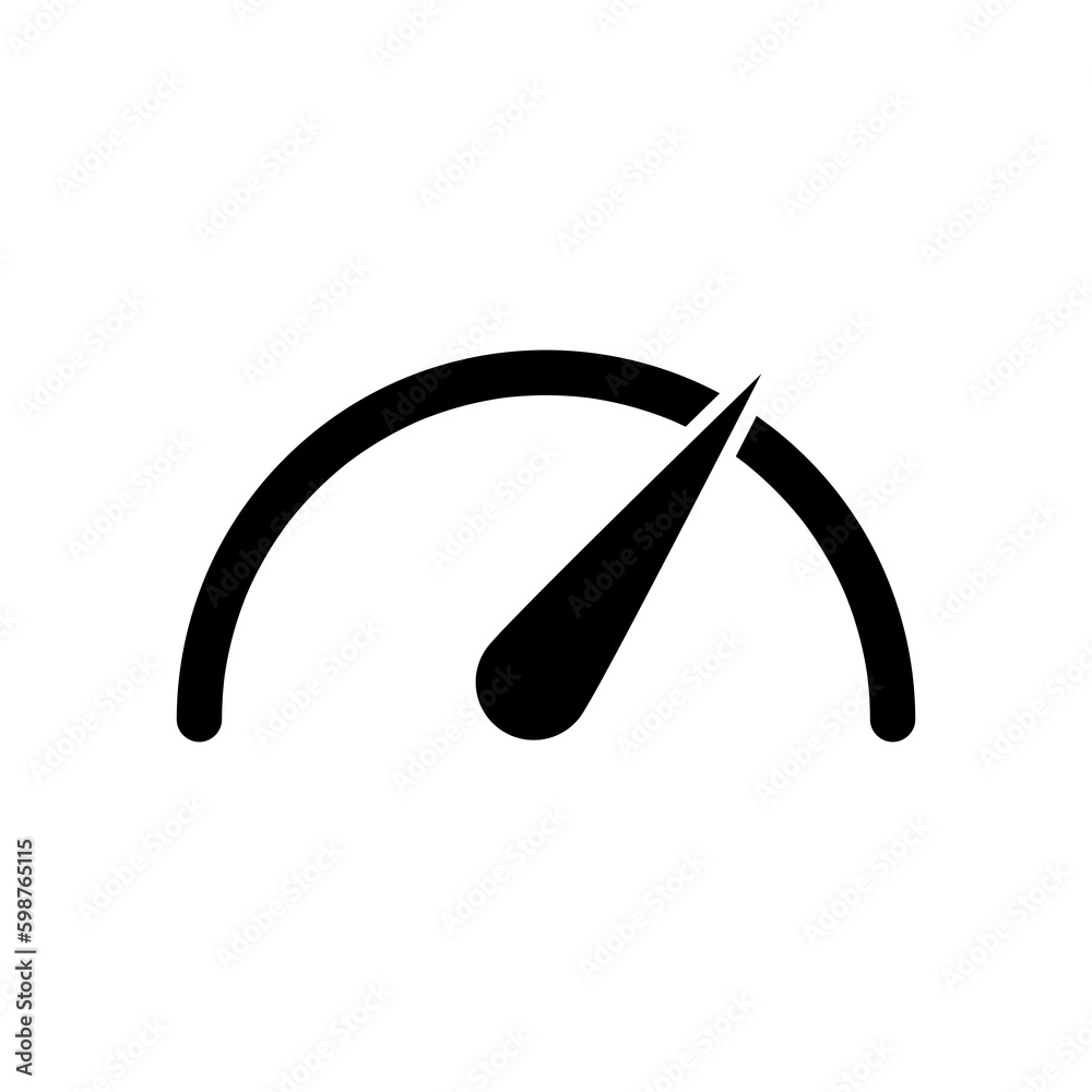 Speedometer icon, vector speedometer icon illustration isolated on white background.eps Speedometer icon, vector speedometer icon illustration isolated on white background.eps