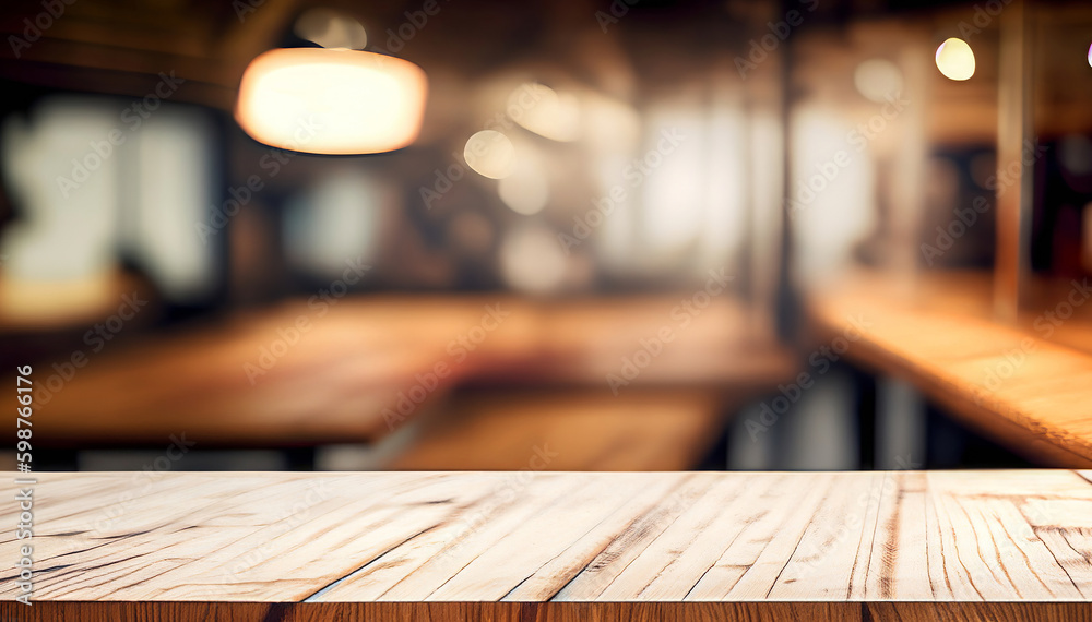 Wooden table with jungle in the background, Empty wooden table for product display, background of a table for advertising, Generative AI Wooden table with jungle in the background, Empty wooden table for product display, background of a table for advertising, Generative AI