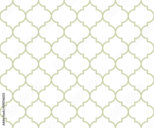 Seamless vector geometric Arabic pattern