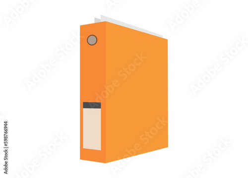 Office file folder. Simple flat illustration.