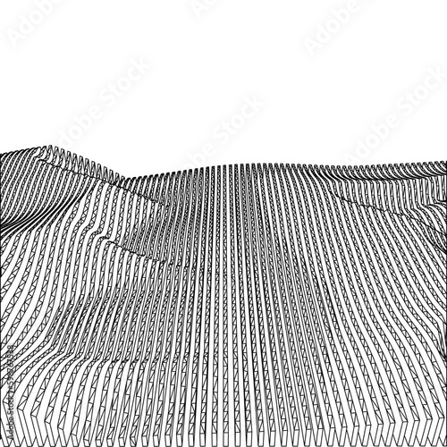 Wall Panel Vector. Illustration Isolated On White Background. A Vector Illustration Of Wall Tile Background. Molding And Plaster Decoration. The Panel, Facing Material.