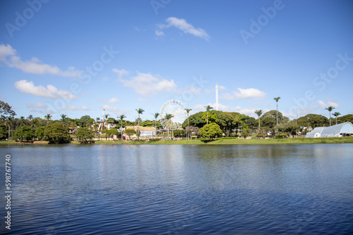 Lagoa da Pampulha Belo Horizonte, Minas Gerais, MG, Brazil Brazil Oscar Niemeyer building in the background