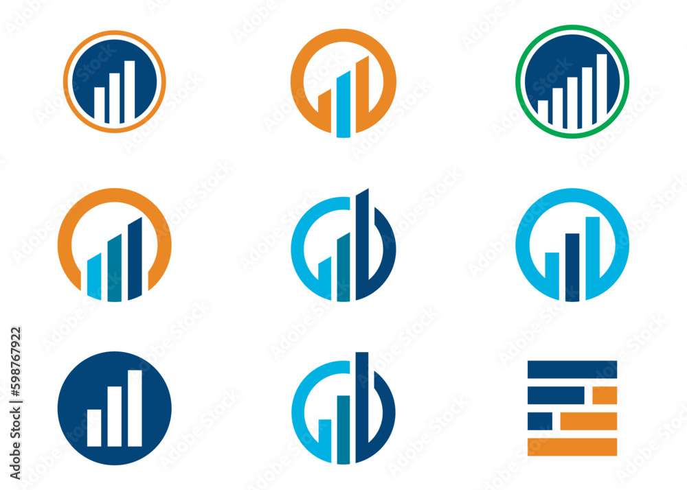 Finance Logo Design symbols