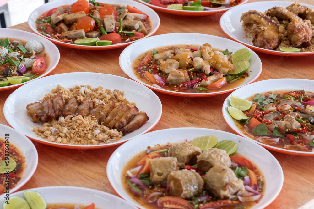 Spicy Seafood Salad, thai food (yum) Spicy Seafood Salad, thai food (yum)
