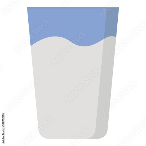Water glass icon clipart design illustration template