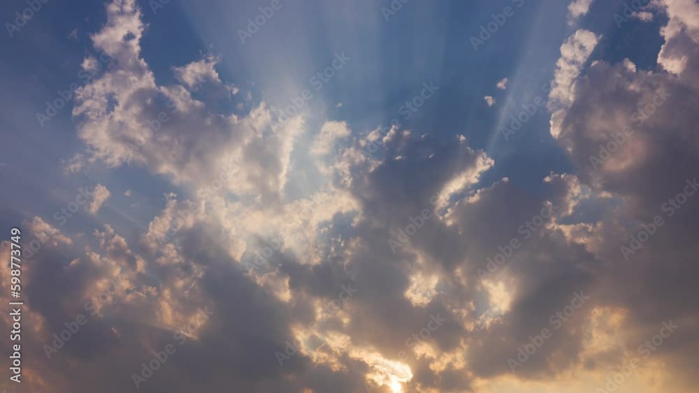 Time lapse sunset in the sky Time lapse sunset in the sky