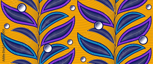 abstract leaf african pattern background, creeping vine, textile art, tribal abstract hand-draw, hawaii summer fashion artwork for Fabric print, clothes, scarf, shawl, carpet, bag