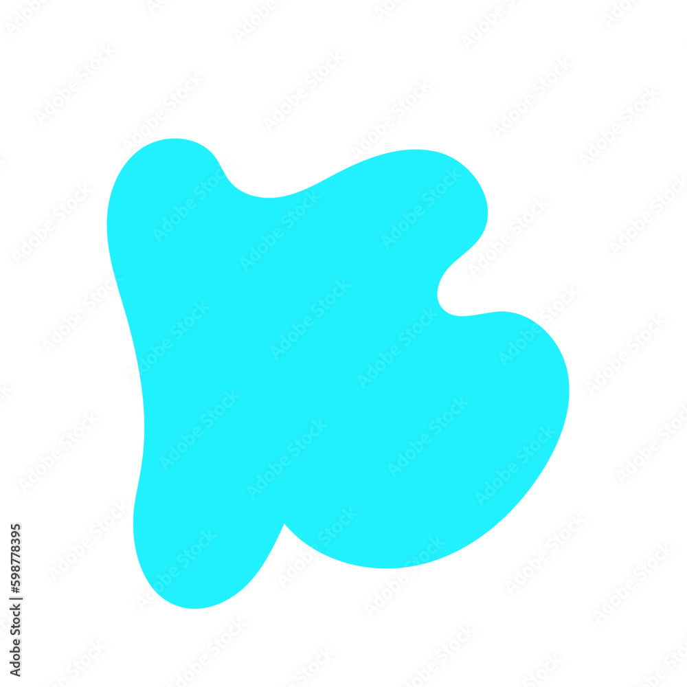 Light Blue Blob Abstract Shapes Vectors Light Blue Blob Abstract Shapes Vectors