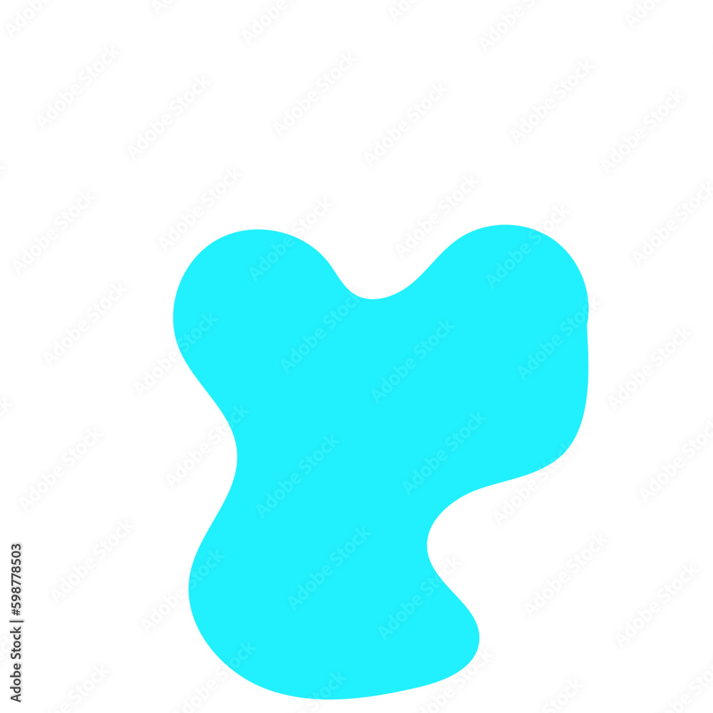 Light Blue Blob Abstract Shapes Vectors Light Blue Blob Abstract Shapes Vectors