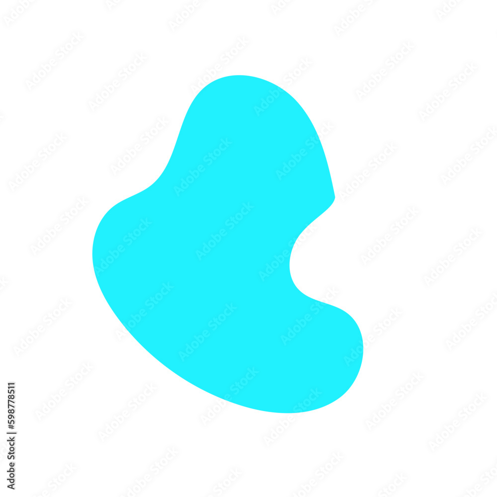 Light Blue Blob Abstract Shapes Vectors Light Blue Blob Abstract Shapes Vectors