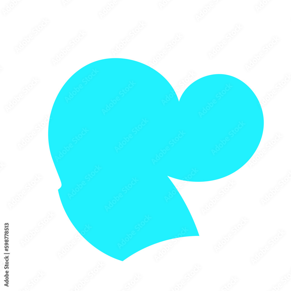 Light Blue Blob Abstract Shapes Vectors 