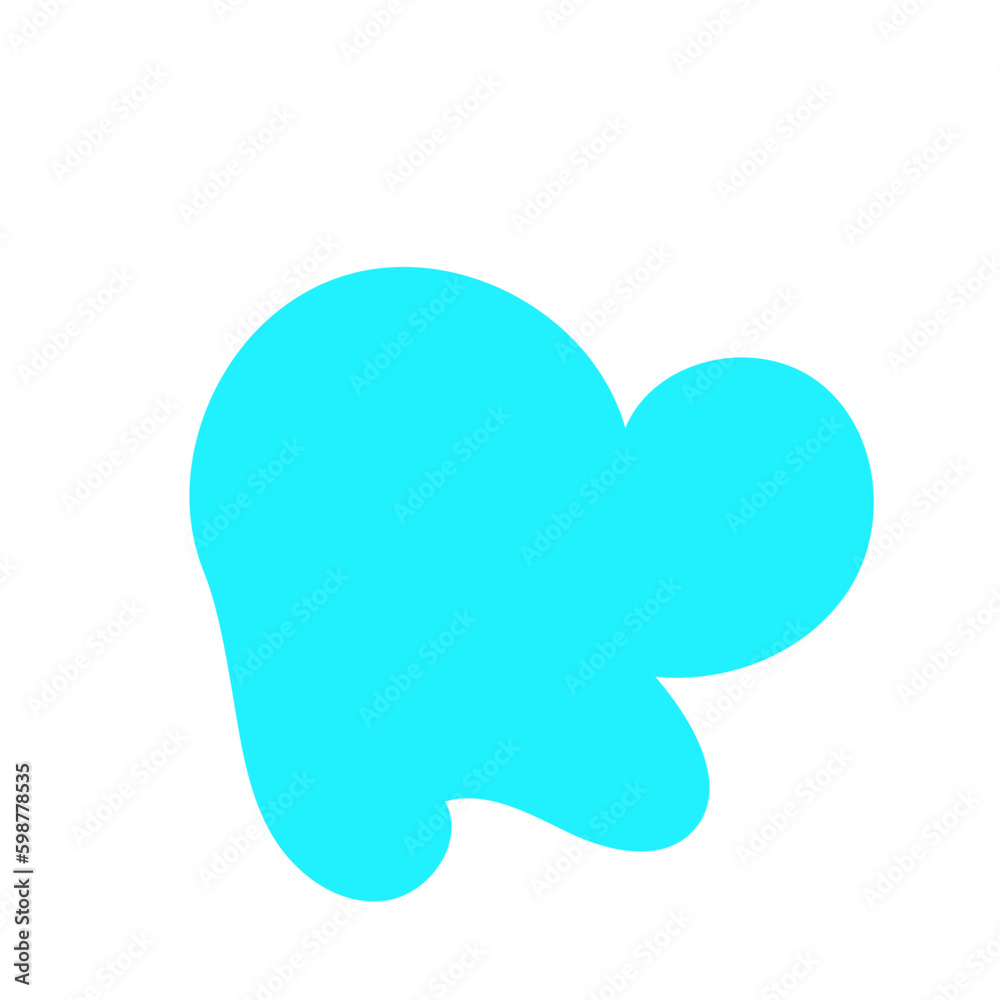 Light Blue Blob Abstract Shapes Vectors Light Blue Blob Abstract Shapes Vectors