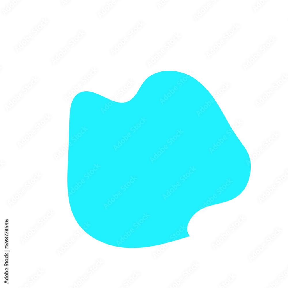 Light Blue Blob Abstract Shapes Vectors Light Blue Blob Abstract Shapes Vectors