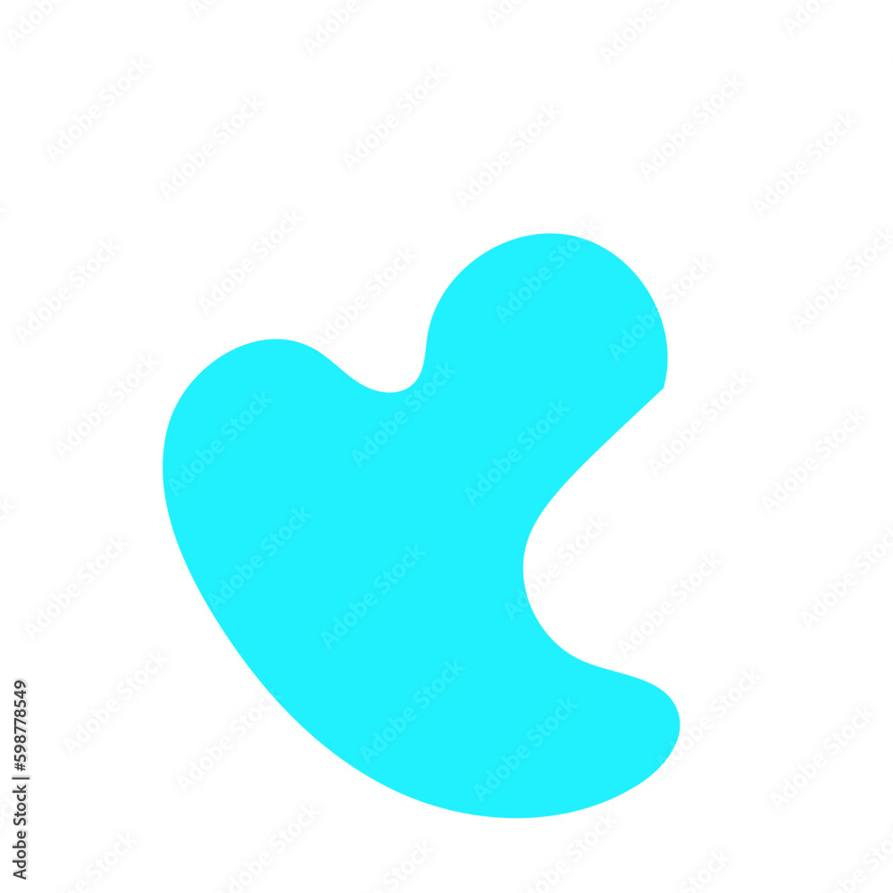 Light Blue Blob Abstract Shapes Vectors Light Blue Blob Abstract Shapes Vectors