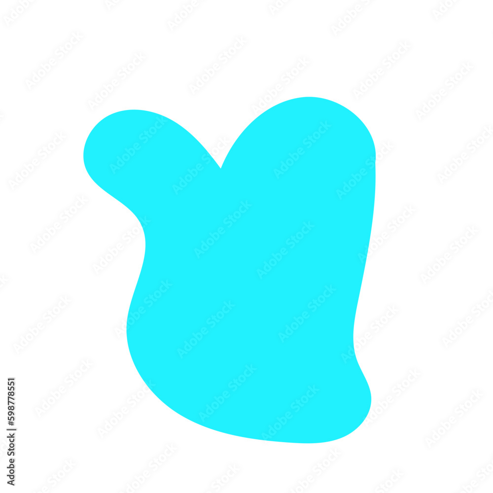 Light Blue Blob Abstract Shapes Vectors Light Blue Blob Abstract Shapes Vectors
