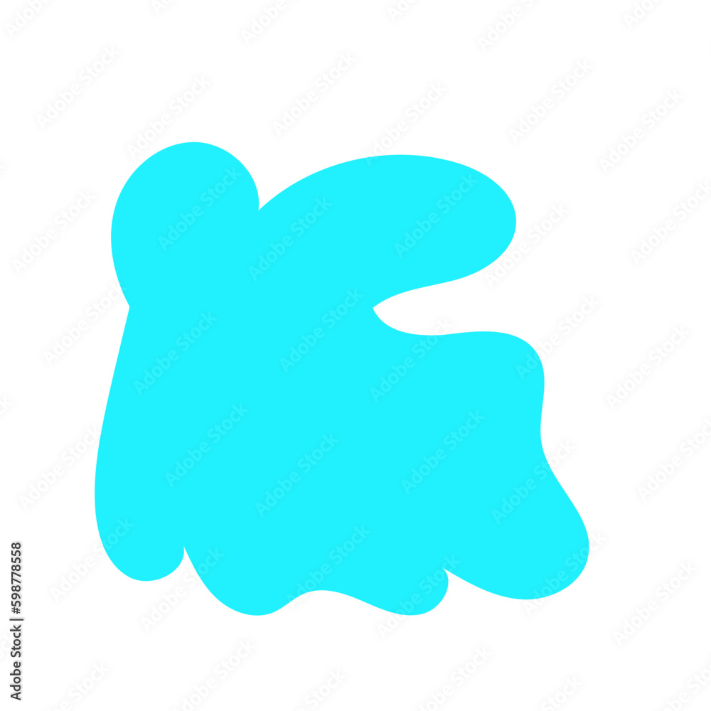 Light Blue Blob Abstract Shapes Vectors Light Blue Blob Abstract Shapes Vectors