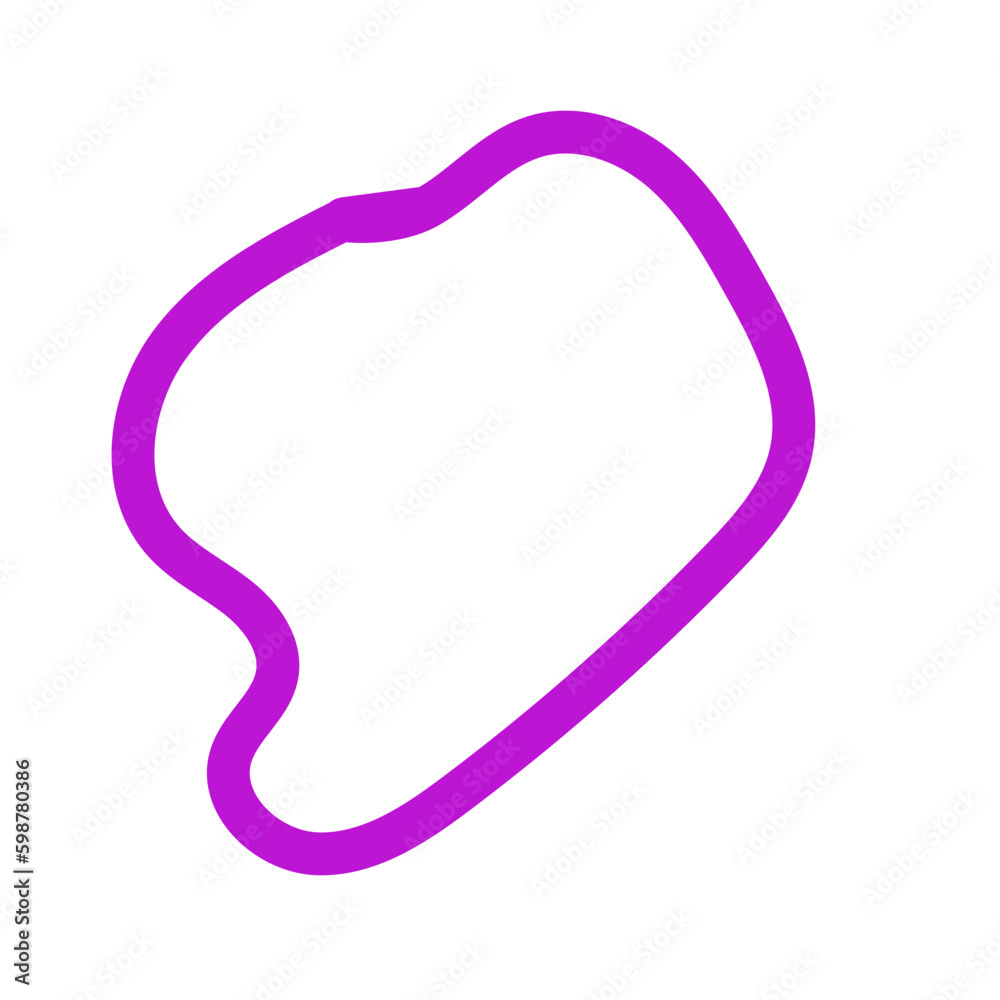Purple Abstract Shapes Outline Purple Abstract Shapes Outline