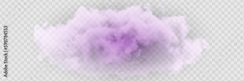 Transparent special effect stands out with fog or smoke. White cloud vector.