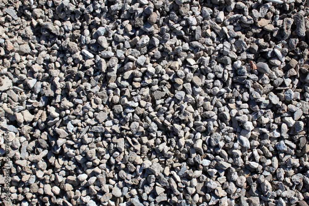 Texture of small stones lying in one heap. Texture of small stones lying in one heap.