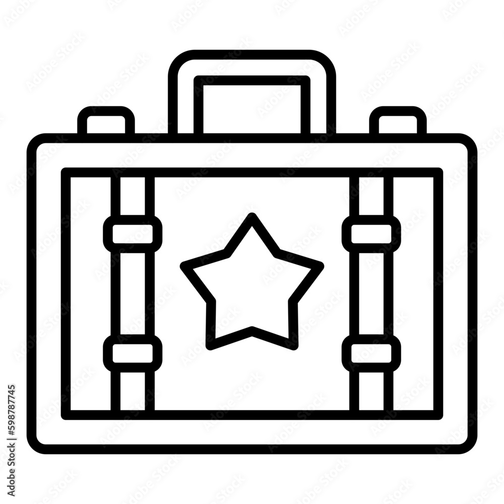 Briefcase Line Icon Briefcase Line Icon