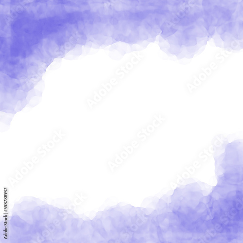 purple lavender watercolor edges overlay, transparent sheer border page decoration, liquid. digital art traditionally created by hand