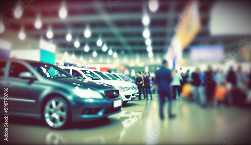 Blurred, defocused background of public event exhibition hall   © Shooting Star Std