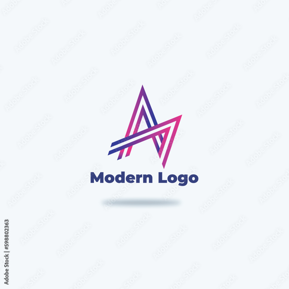 Modern and Letter Logo Design Free Vector Modern and Letter Logo Design Free Vector