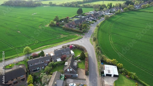 Aerial View of Streatley Village of Luton England UK photo