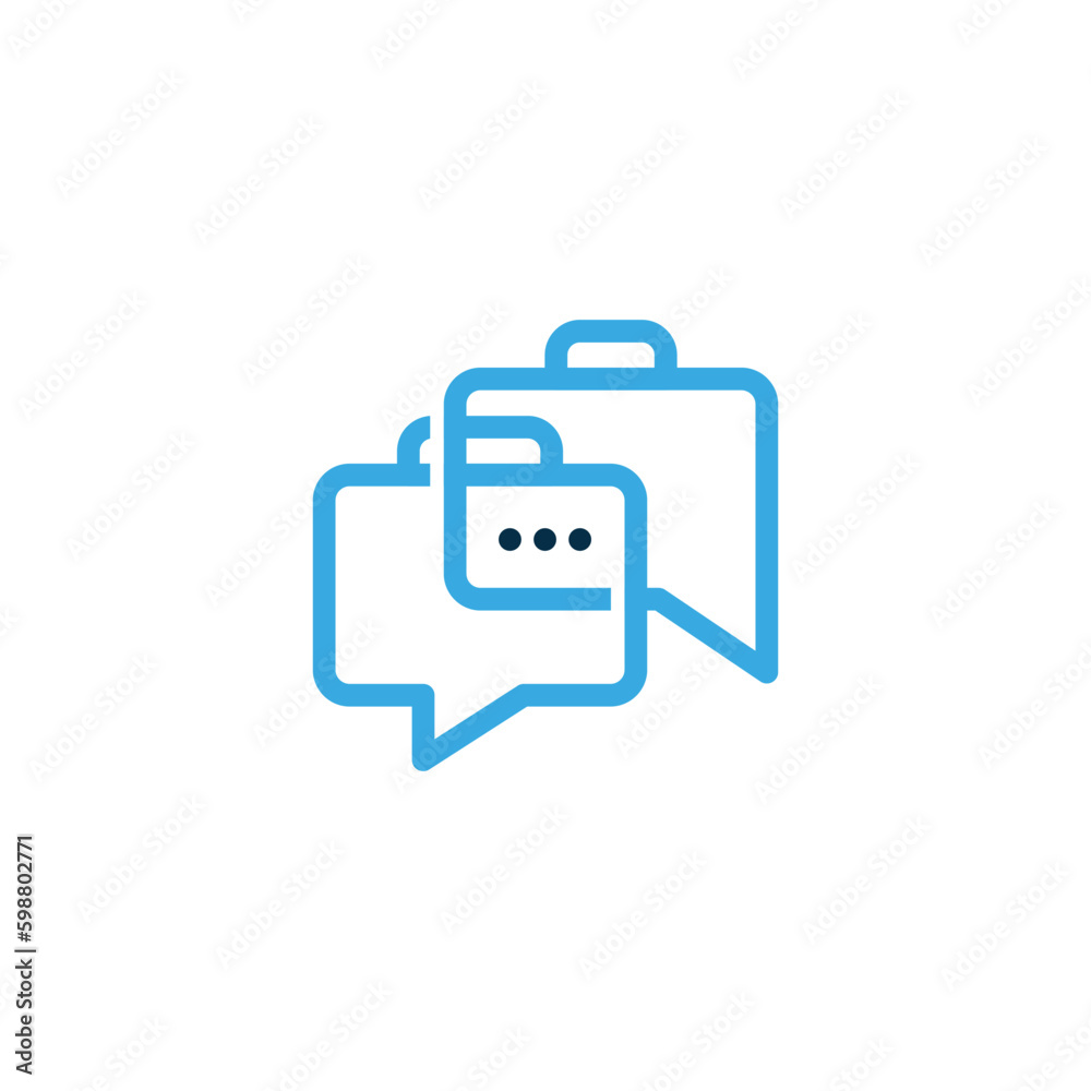 Vacancy Job Talk Chat Bubble Blog Social Message Information Outline Logo Vector Icon Illustration Vacancy Job Talk Chat Bubble Blog Social Message Information Outline Logo Vector Icon Illustration