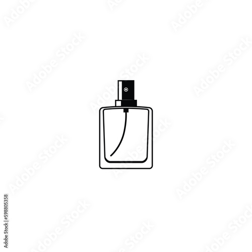 Perfume bottle icon isolated vector graphics