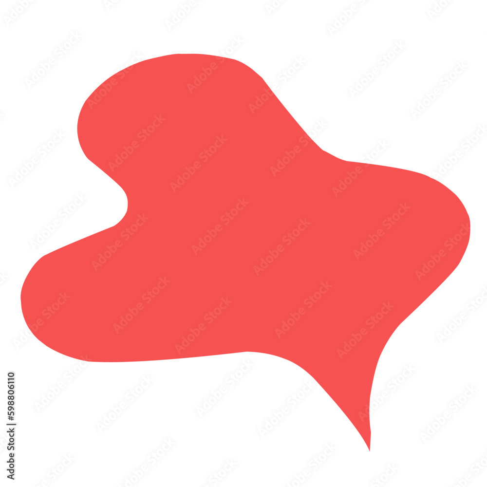 Red Spech Bubble Red Spech Bubble