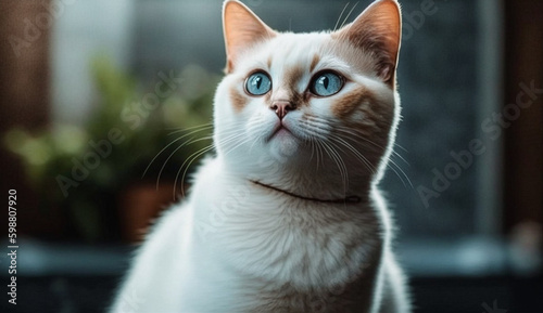 Javanese cat. beautiful instagram photography - Generative AI
