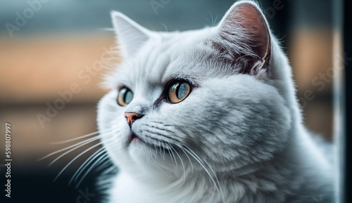 Javanese cat. beautiful instagram photography - Generative AI
