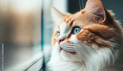 Manx cat. beautiful instagram photography - Generative AI
