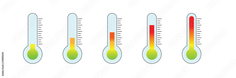 thermometer for testing the temperature of people - obrazy, fototapety, plakaty 