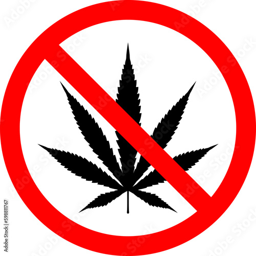 No Drug and Pill Sign Icon. Addiction Forbidden Pictogram. Warning Not Narcotic Symbol. Isolated Vector