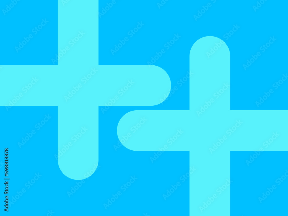 Obraz premium abstract flat design vector illustration