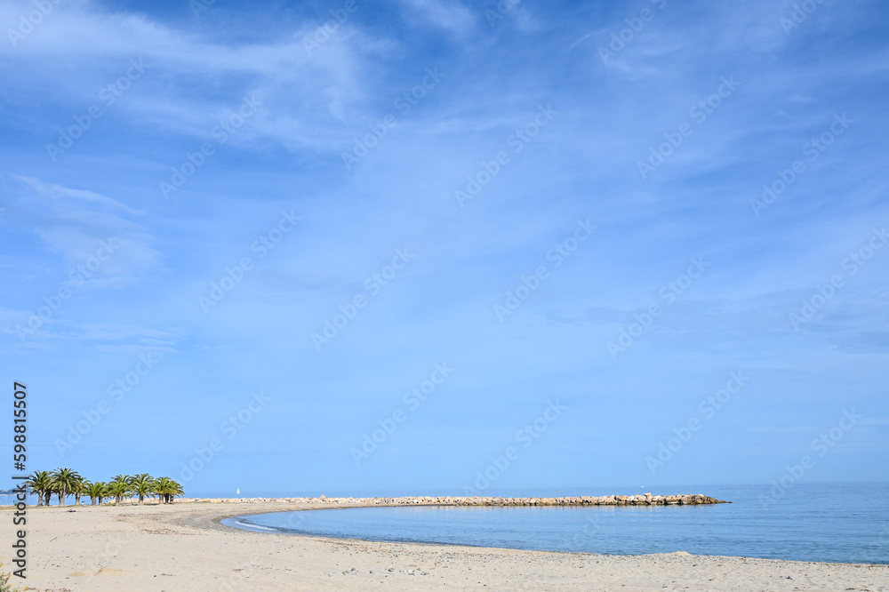 Espagne tourisme plage sable palmier environnement