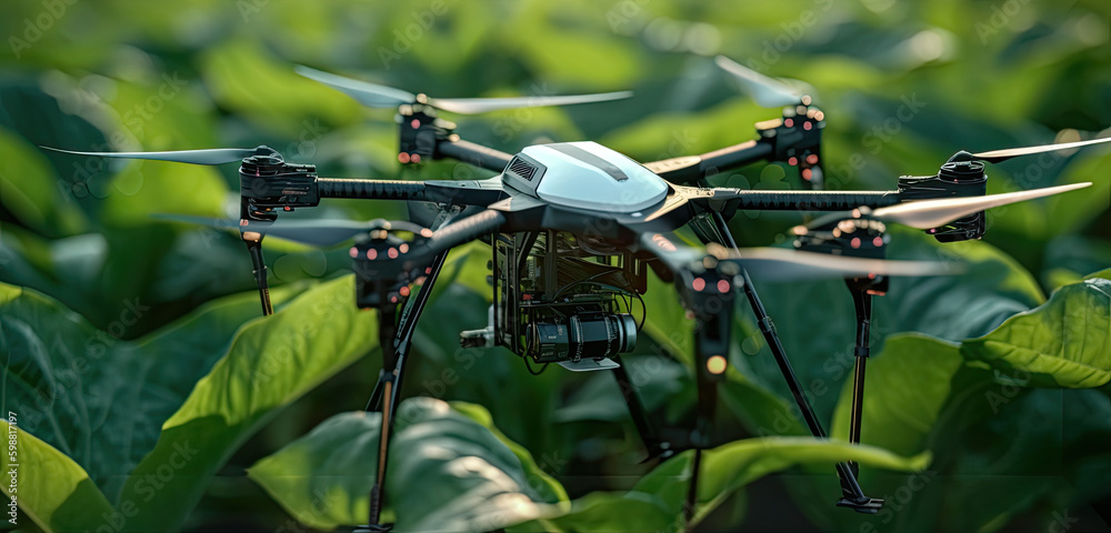 Modern farming with help of drone Modern farming with help of drone