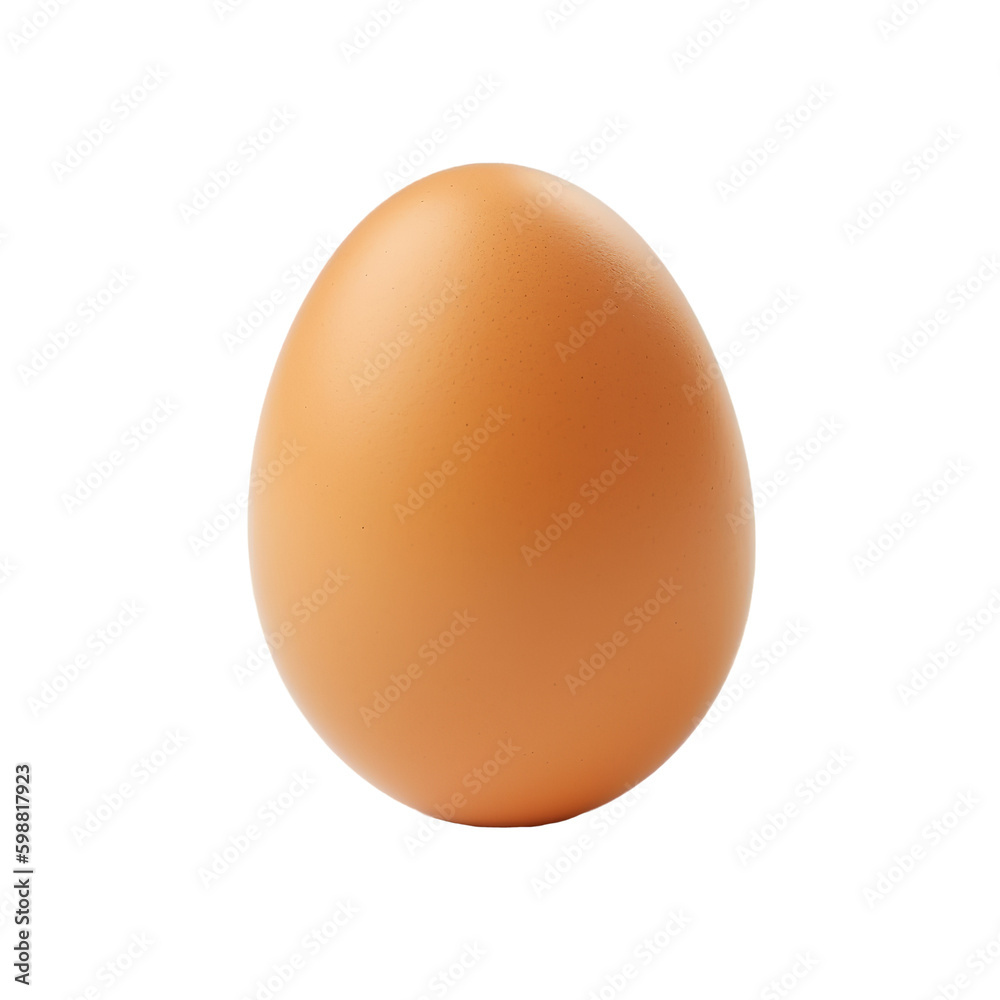 Egg isolated on transparent background, Generative AI Egg isolated on transparent background, Generative AI