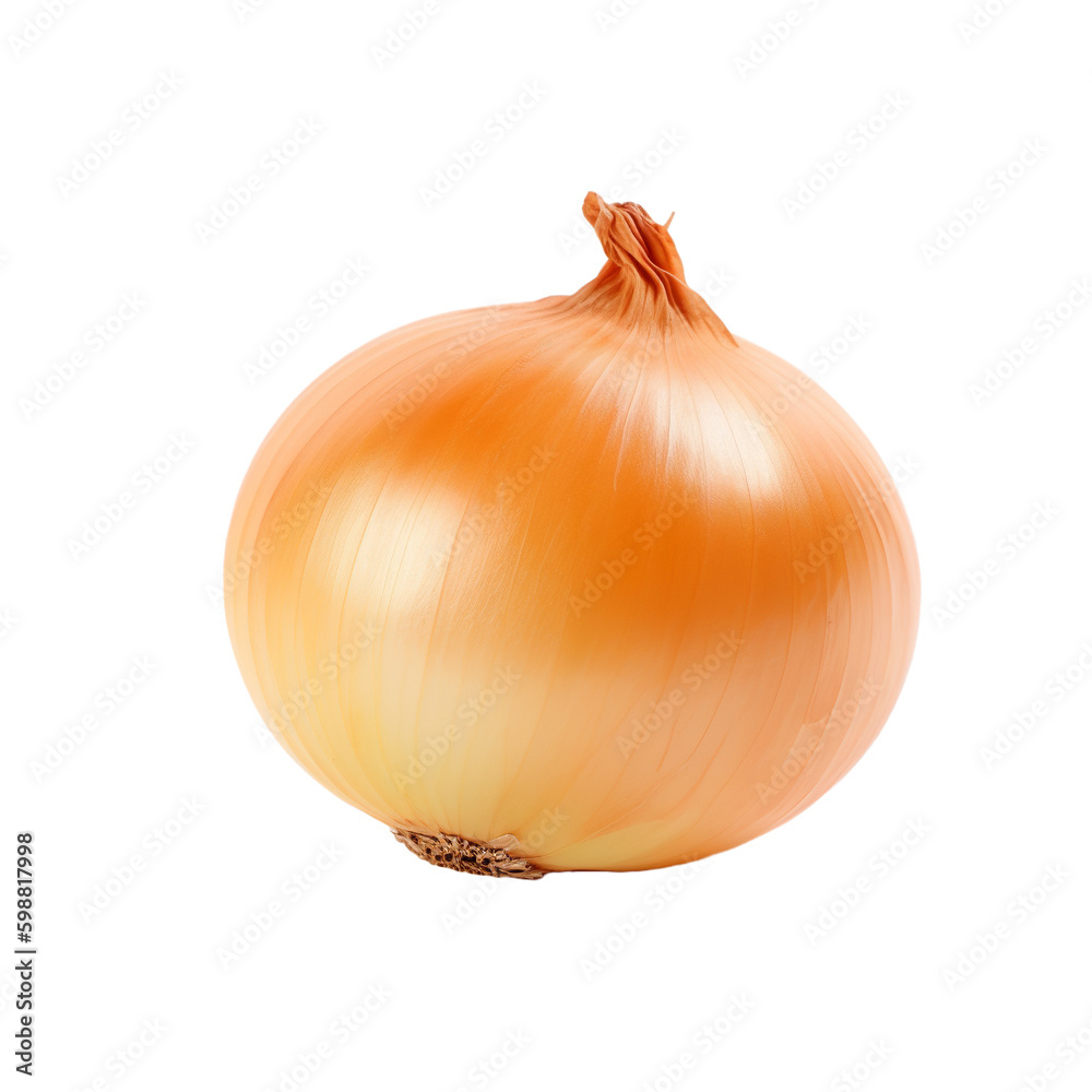custom made wallpaper toronto digitalOne onion isolated on transparent background, Generative AI