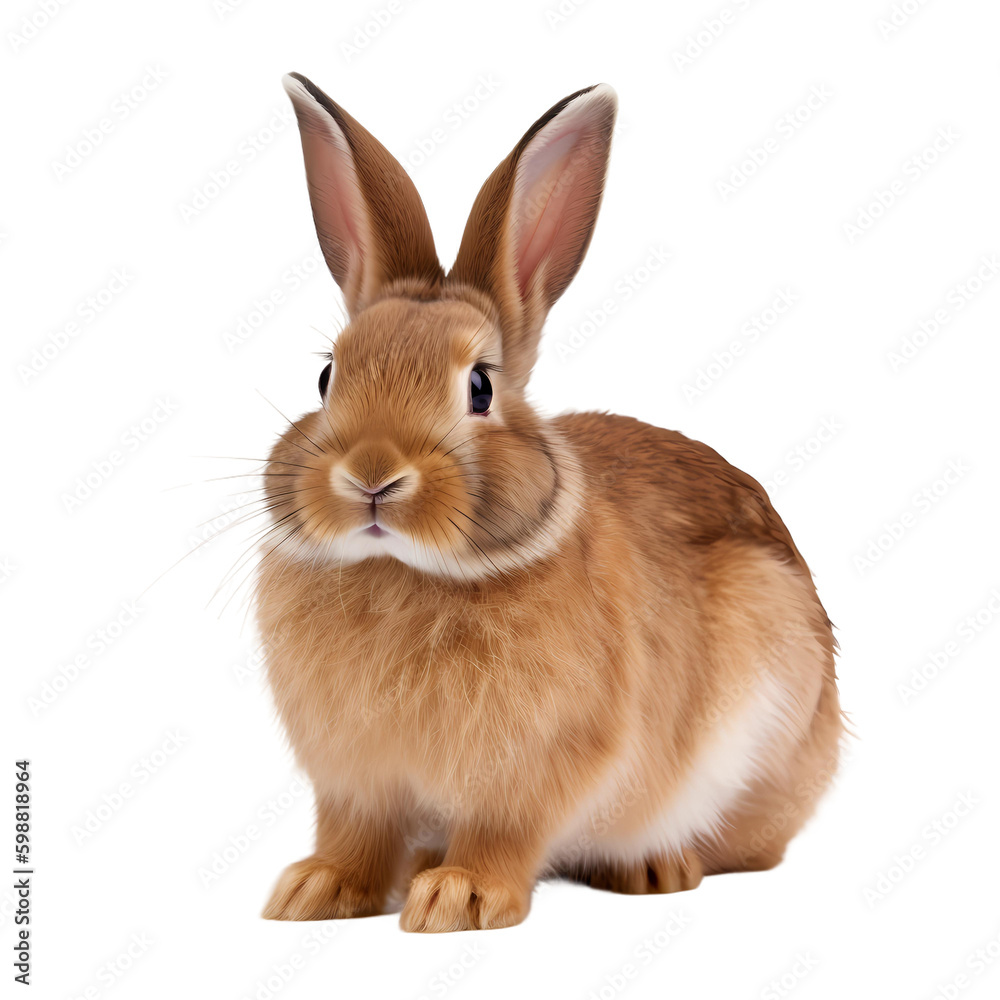 Obraz premium rabbit isolated on white