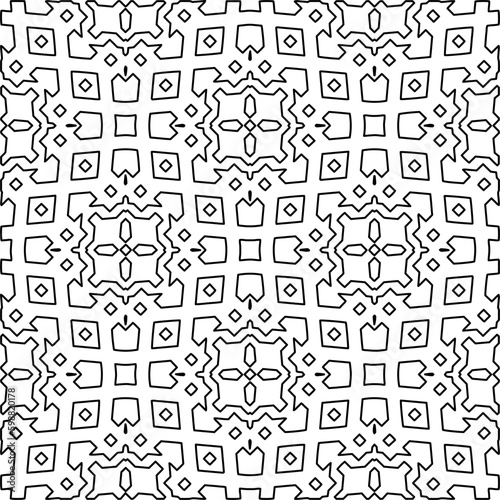 Repeating patterns of lines.  Black and white pattern for web page  textures  card  poster  fabric  textile.